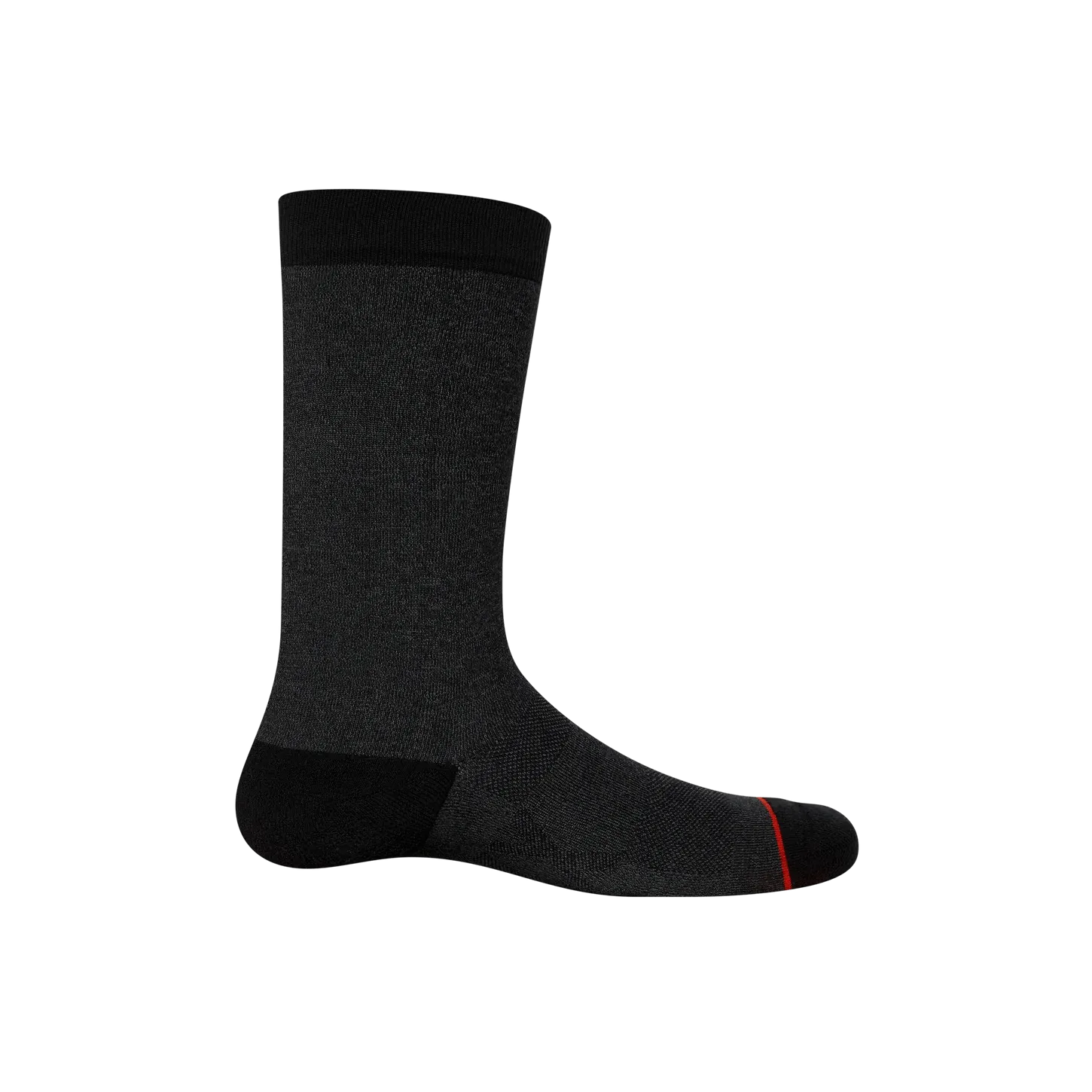 Saxx Whole Package Crew Socks - Black Heather