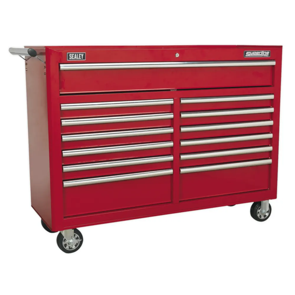 Sealey 13 Drawer Rollcab with Ball-Bearing Slides - Red - B