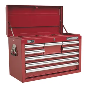Sealey 8 Drawer Topchest with Ball Bearing Slides - Red - C