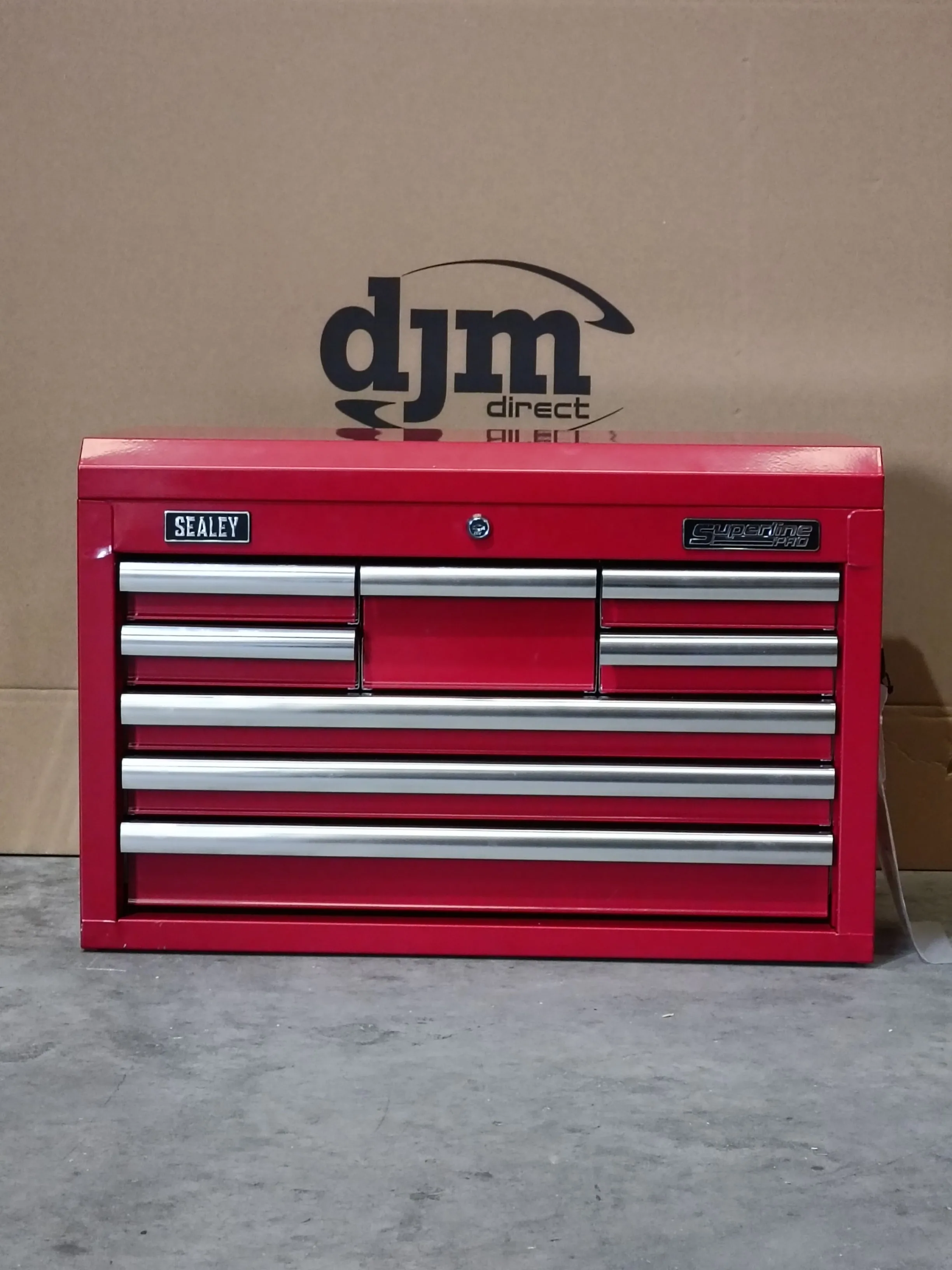Sealey 8 Drawer Topchest with Ball Bearing Slides - Red - C