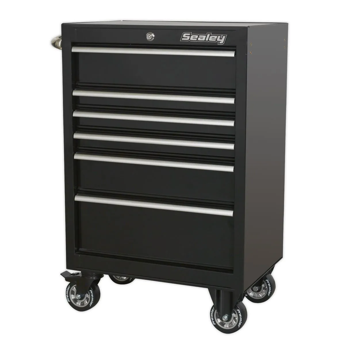Sealey Premier Rollcab 6 Drawer 675mm Heavy-Duty Black