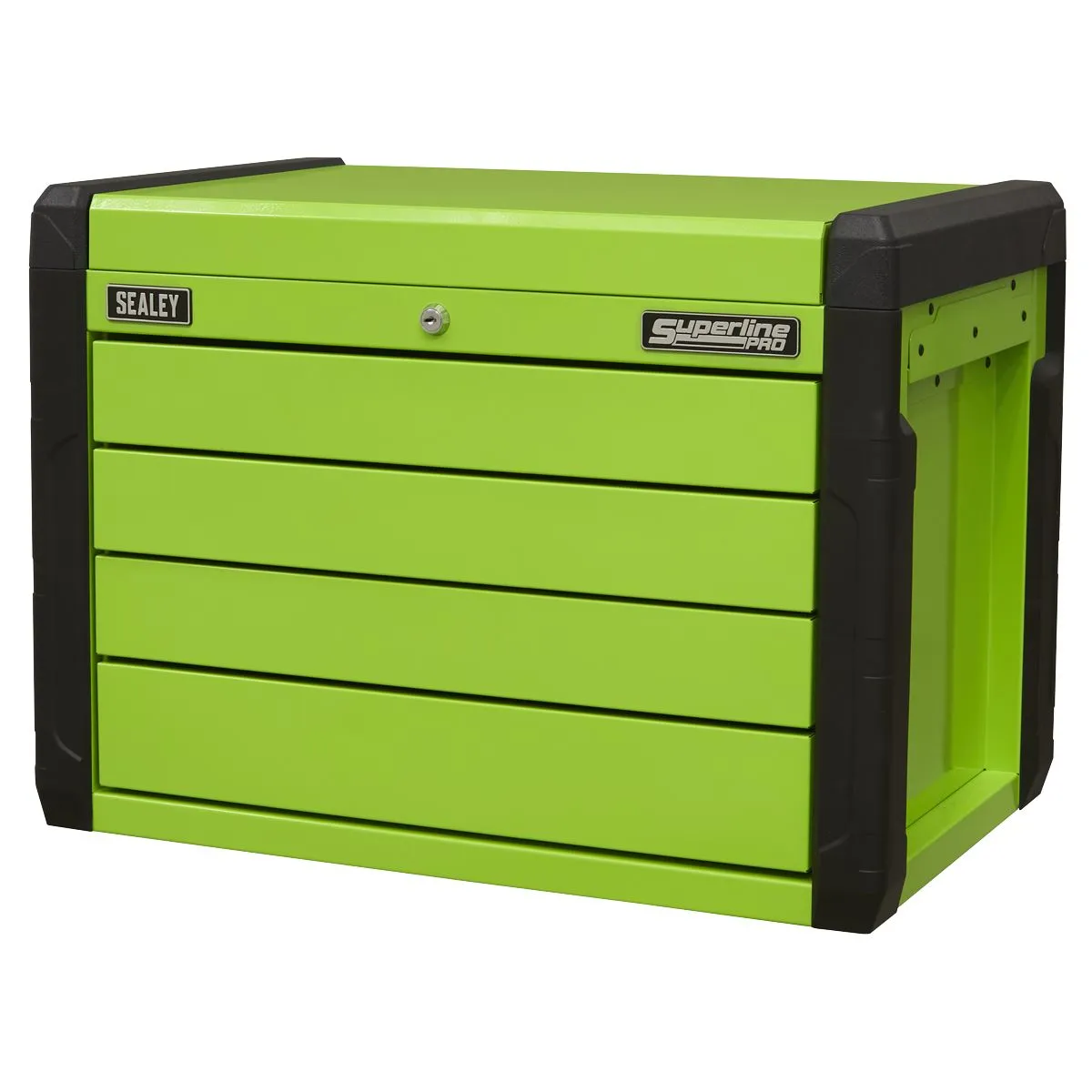 Sealey Superline Pro 4 Drawer Push-to-Open Topchest with Ball-Bearing Slides - Green