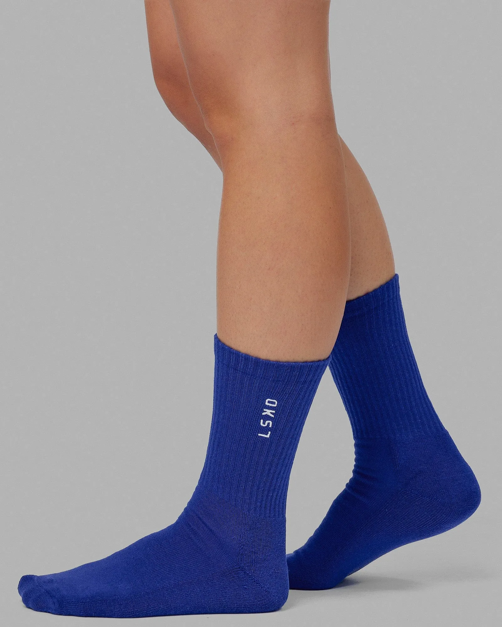 Signal Crew Socks 3 Pack - Impact Orange/Galactic Cobalt/Magenta