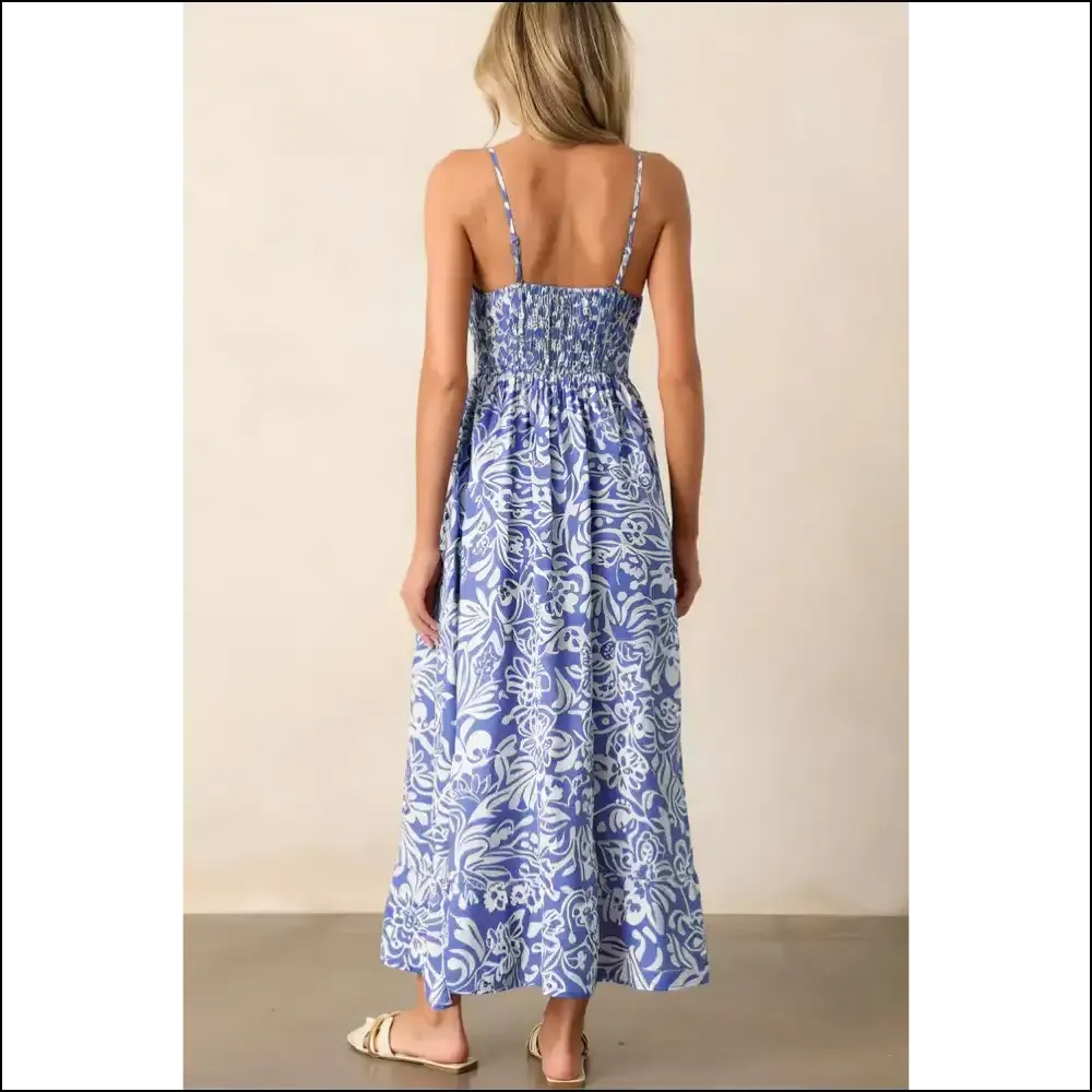 Sky Blue Floral Print: Dress so Good, It's Practically Needful Things 💙🌼
