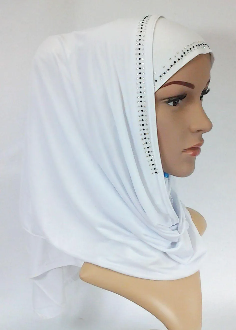 Slip On Instant Amira Style VISCOSE on-the-go Hijab Scarf ASZ0104