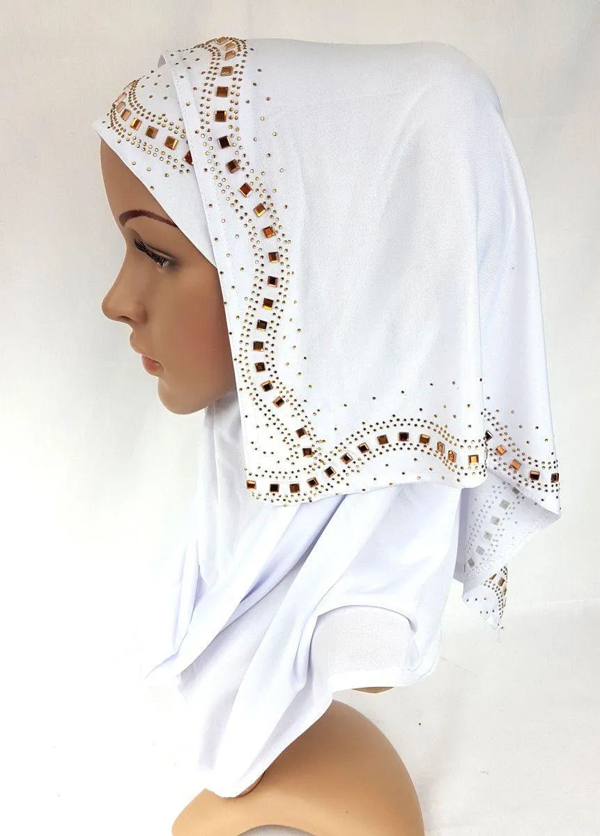 Slip On Instant Amira Style VISCOSE on-the-go Hijab Scarf ASZ0104