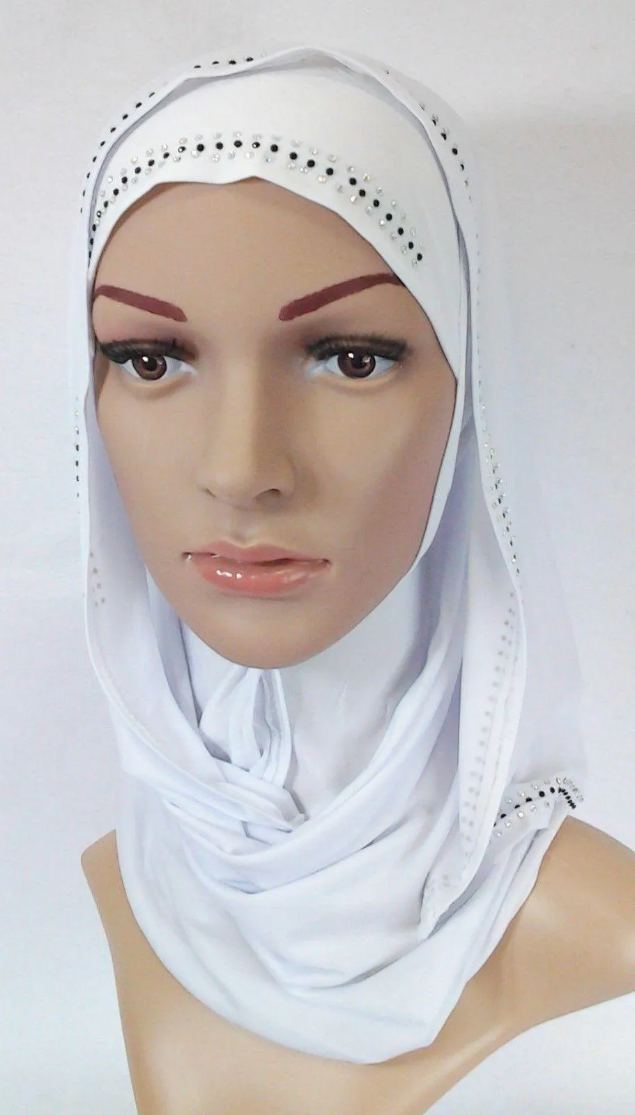 Slip On Instant Amira Style VISCOSE on-the-go Hijab Scarf ASZ0104