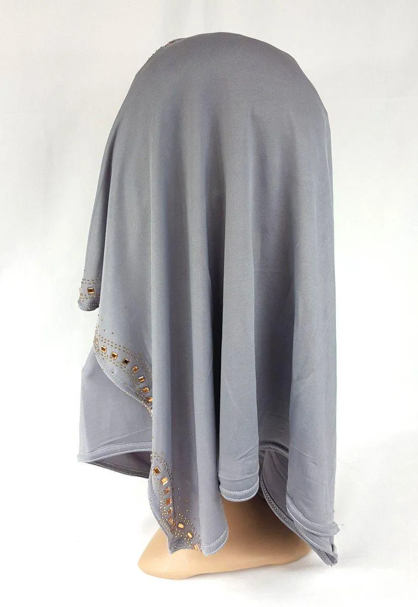 Slip On Instant Amira Style VISCOSE on-the-go Hijab Scarf ASZ0104