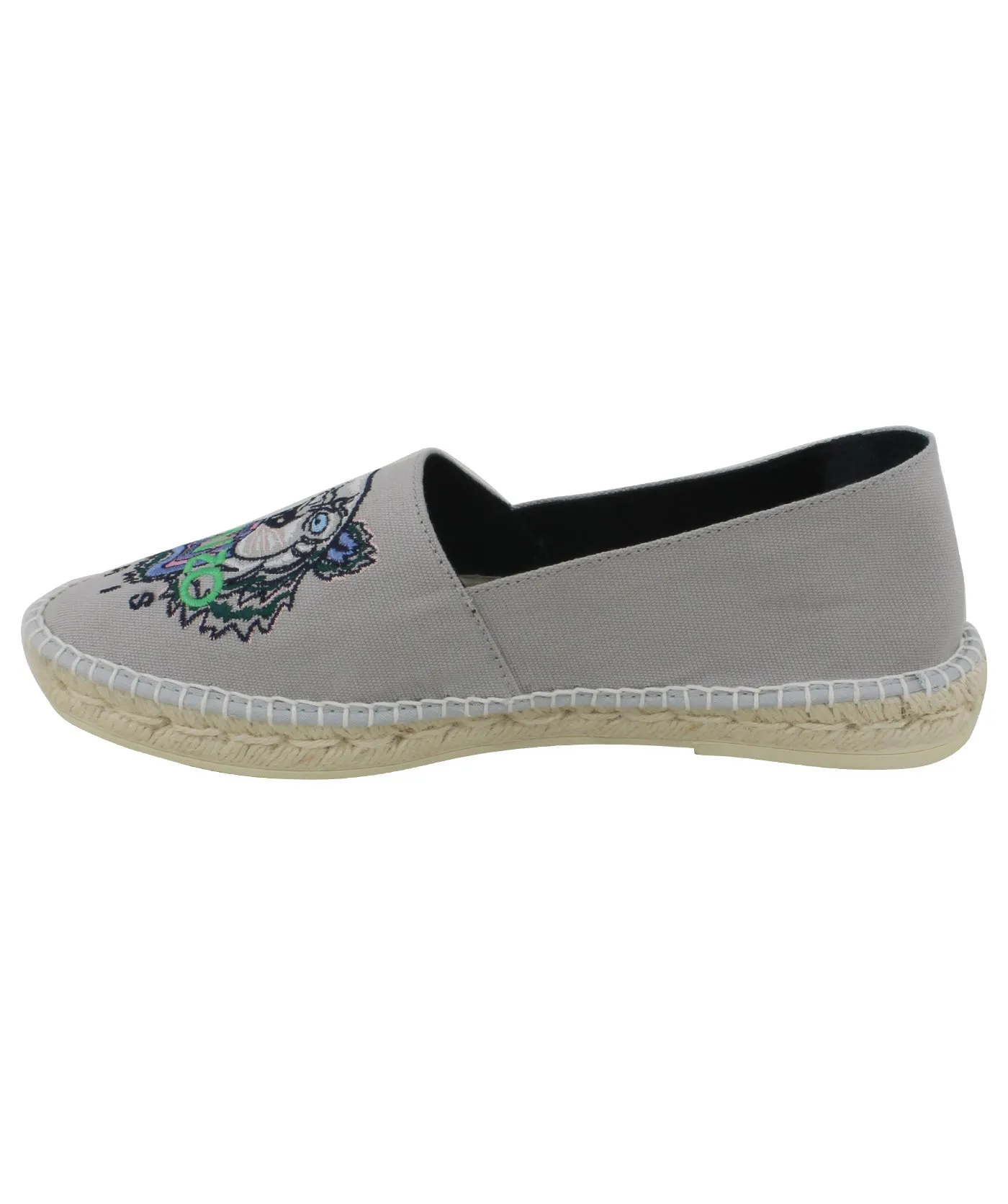 Slit Tiger Canvas Espadrilles