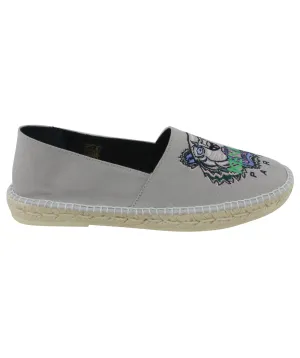 Slit Tiger Canvas Espadrilles