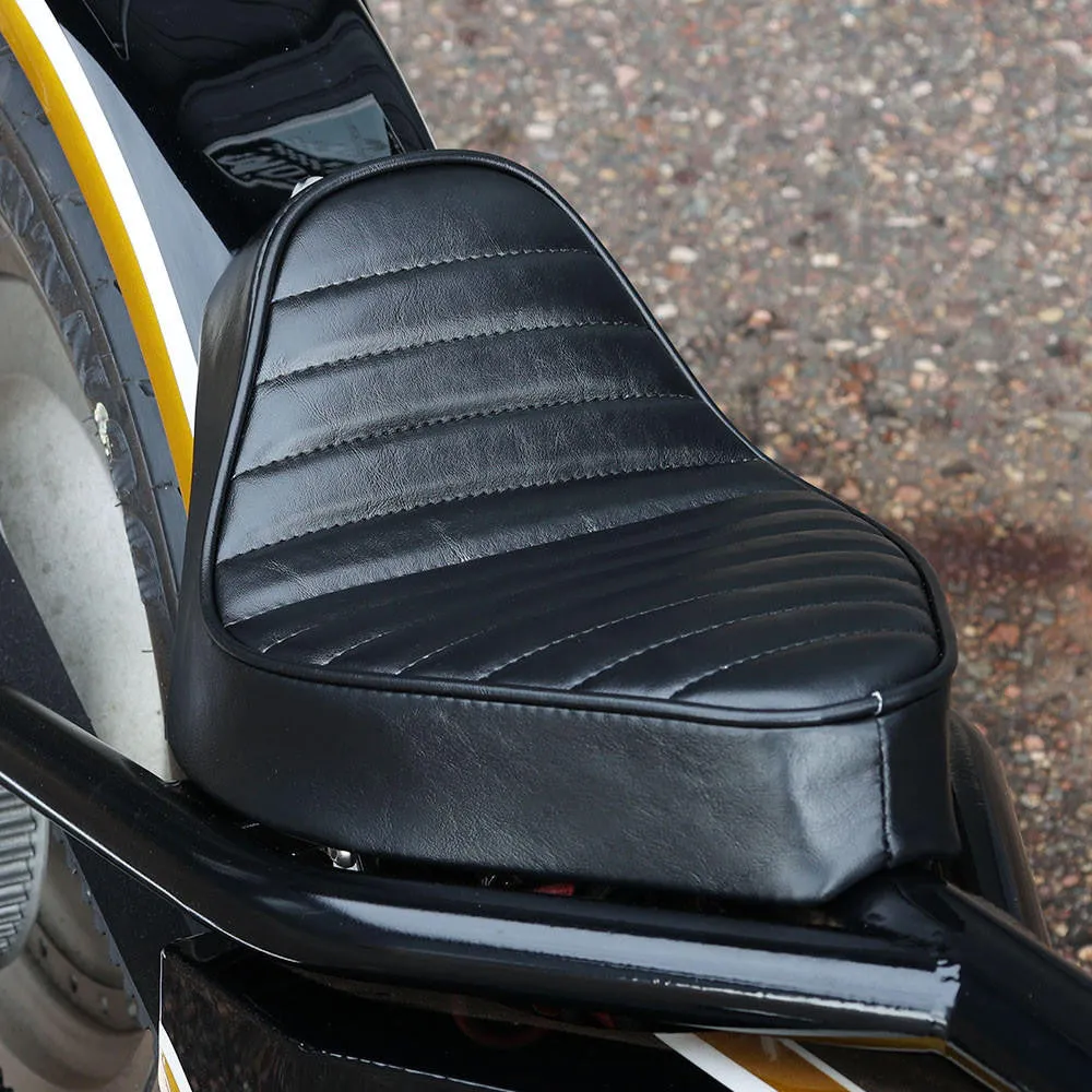 Solo Seat for Sportster Hardtail Kit - Pleated Stitch