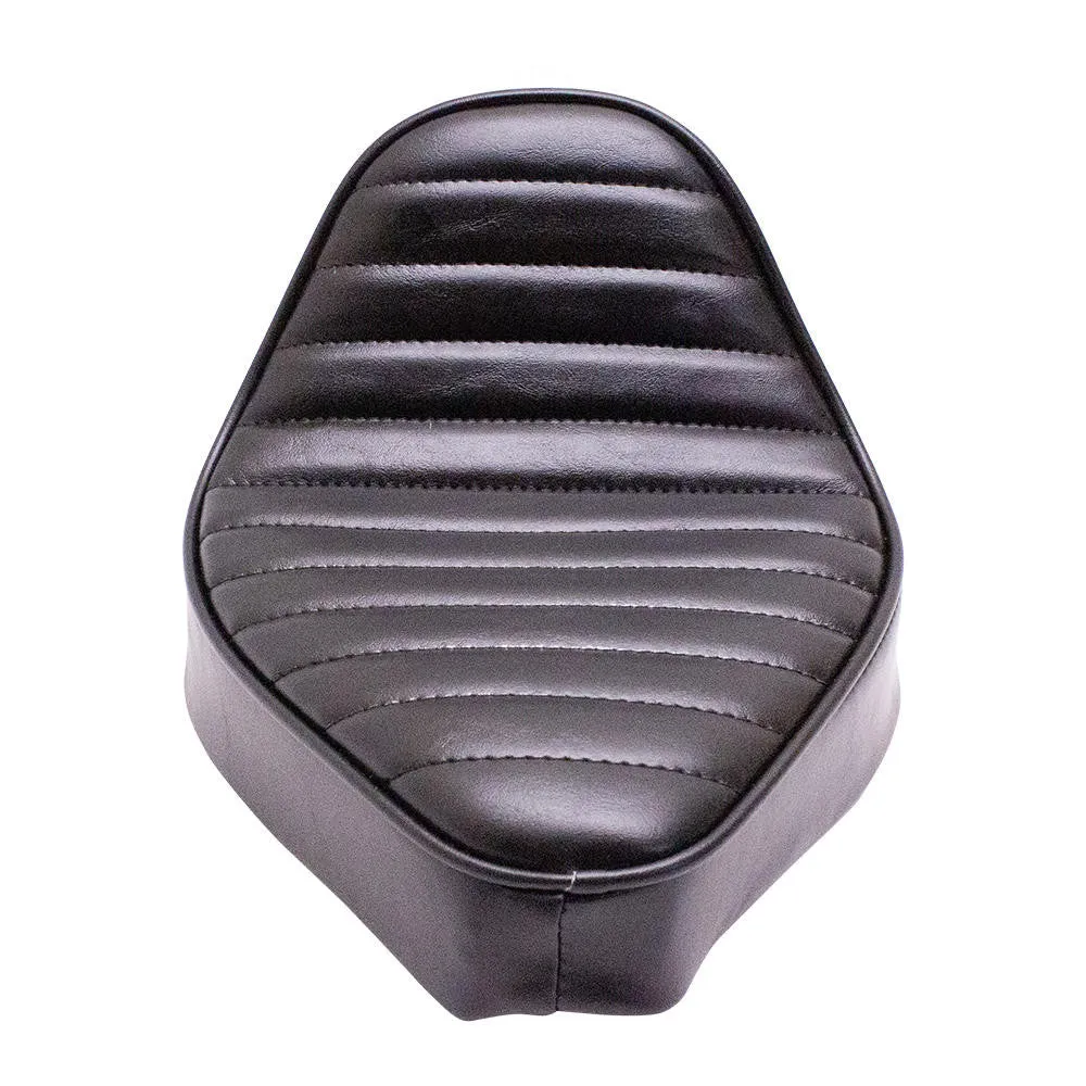 Solo Seat for Sportster Hardtail Kit - Pleated Stitch