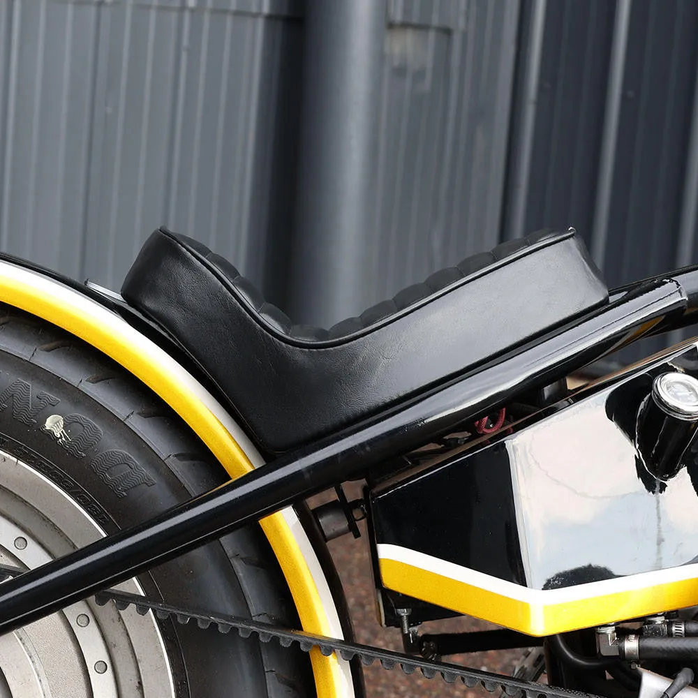 Solo Seat for Sportster Hardtail Kit - Pleated Stitch