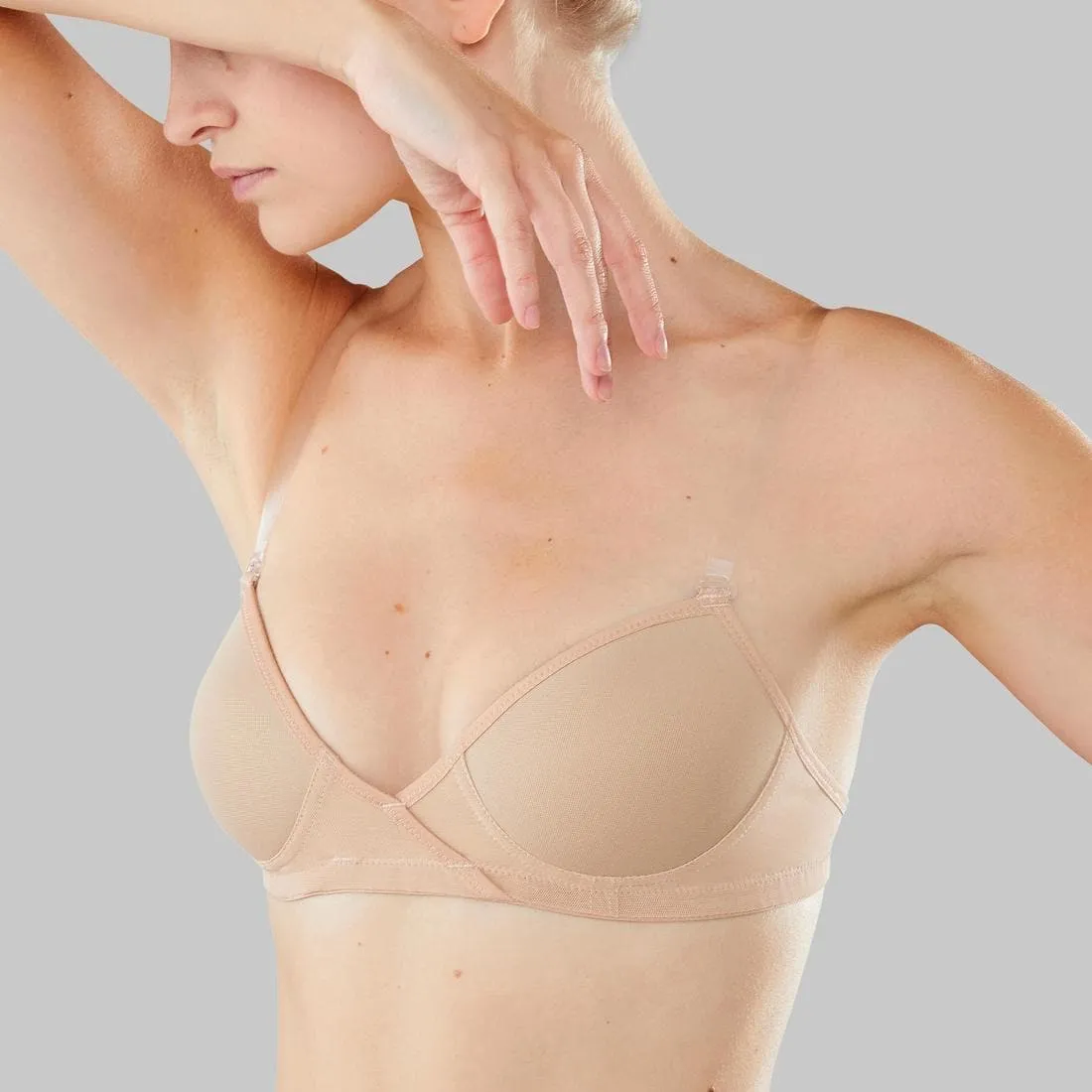 Soutien gorge invisible nude danse femme