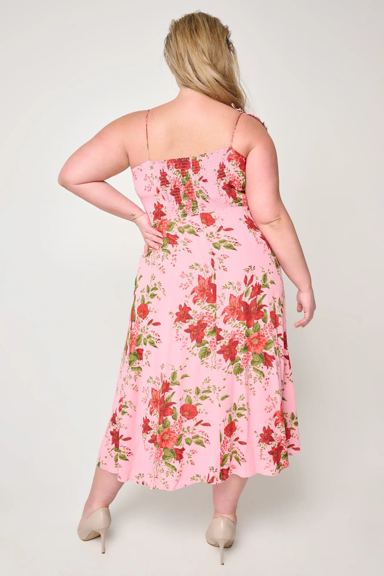 Strawberry Fields Midi Dress by Reformation - RENTAL