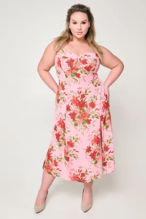 Strawberry Fields Midi Dress by Reformation - RENTAL
