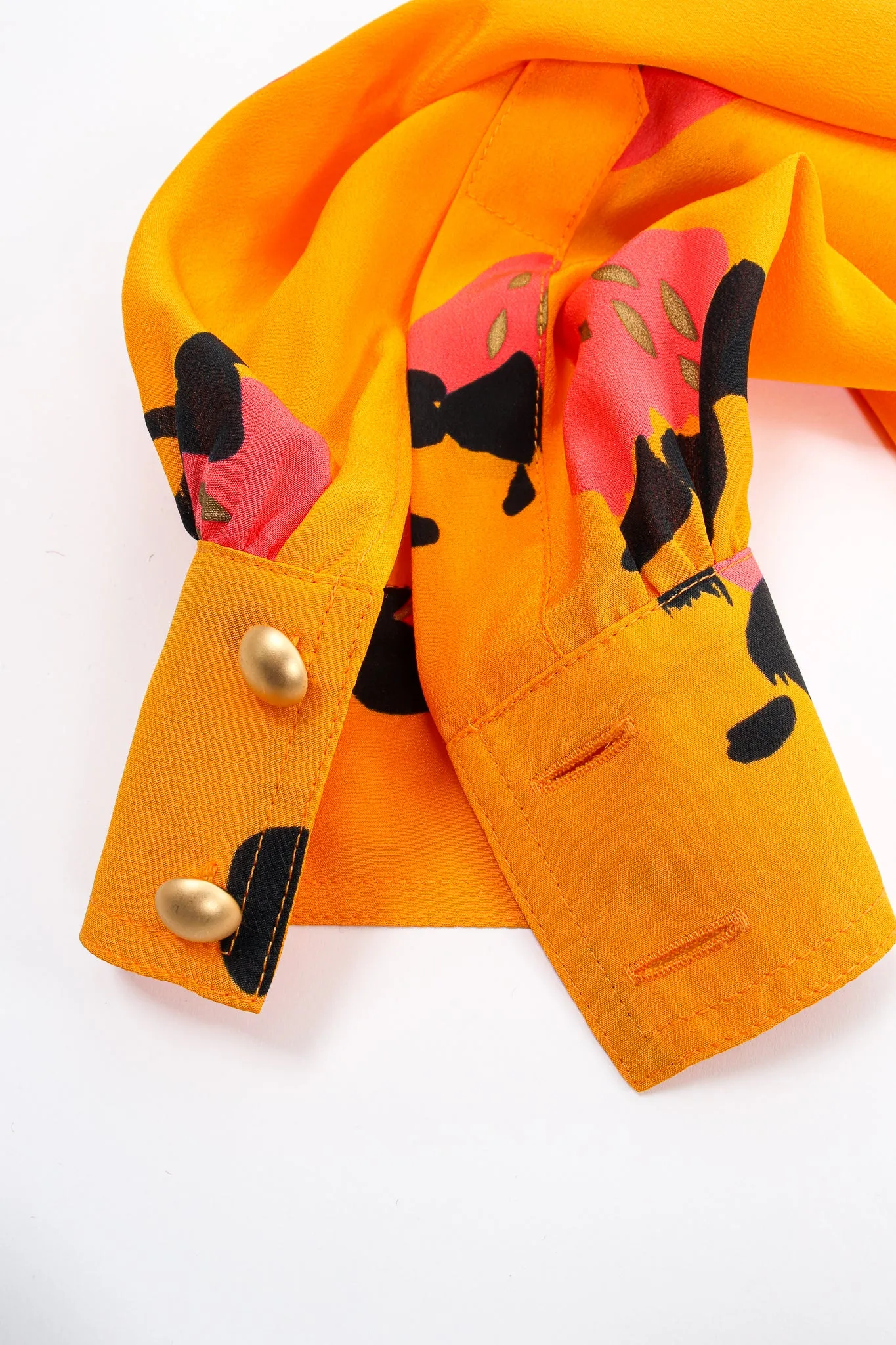 Strawberry Silk Popover Blouse