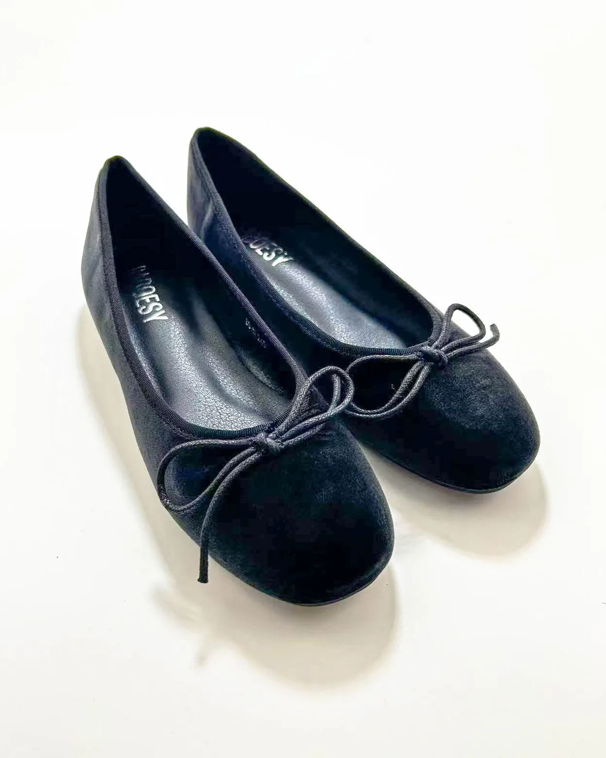 Suede Round Toe Ballet Flats