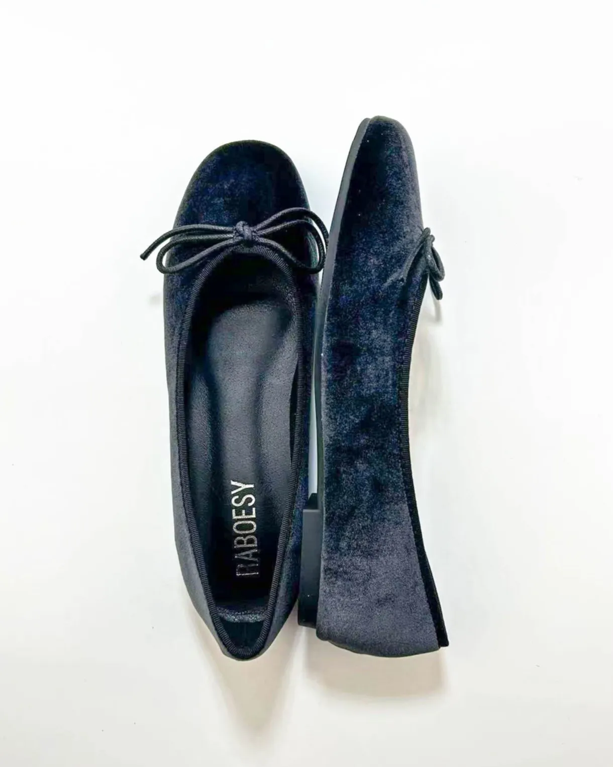 Suede Round Toe Ballet Flats