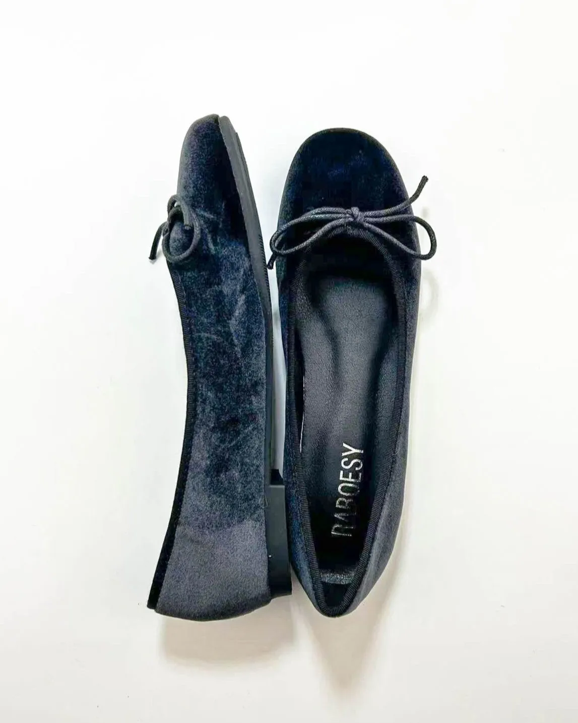 Suede Round Toe Ballet Flats