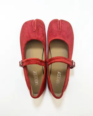 Suede Tabi Ballet Flats