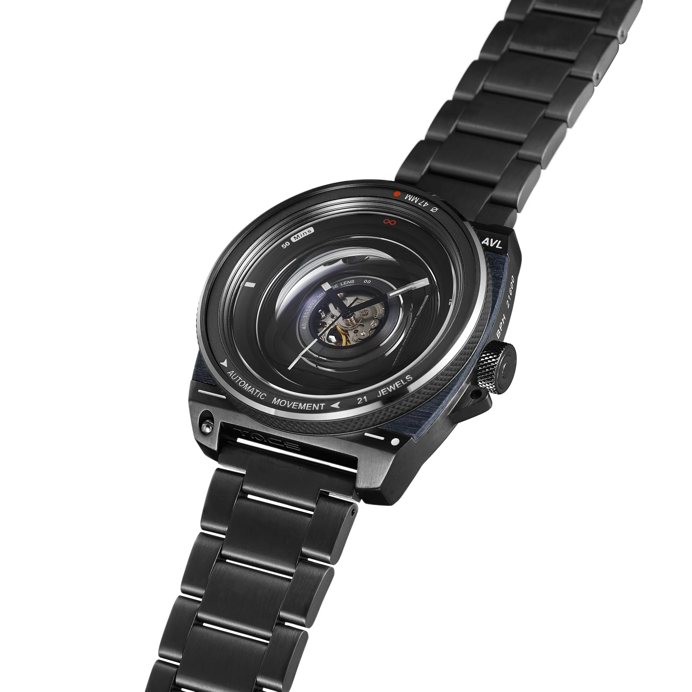 TACS Automatic Vintage Lens II Boxset- Dark Black TS1803CZ