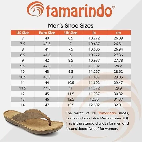 ~Tamarindo Beachcomber Sandal Men's Leather Softbed Flip Flop NWOB 9
