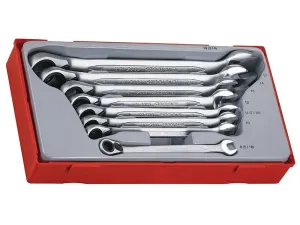Teng Tt6508R Ratchet Combination Spanner Set 8Pc Metric