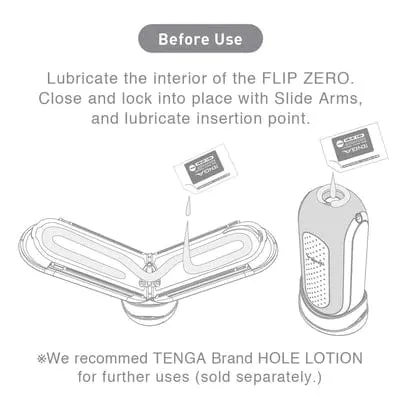 Tenga FLIP ZERO GRAVITY BLACK / WHITE