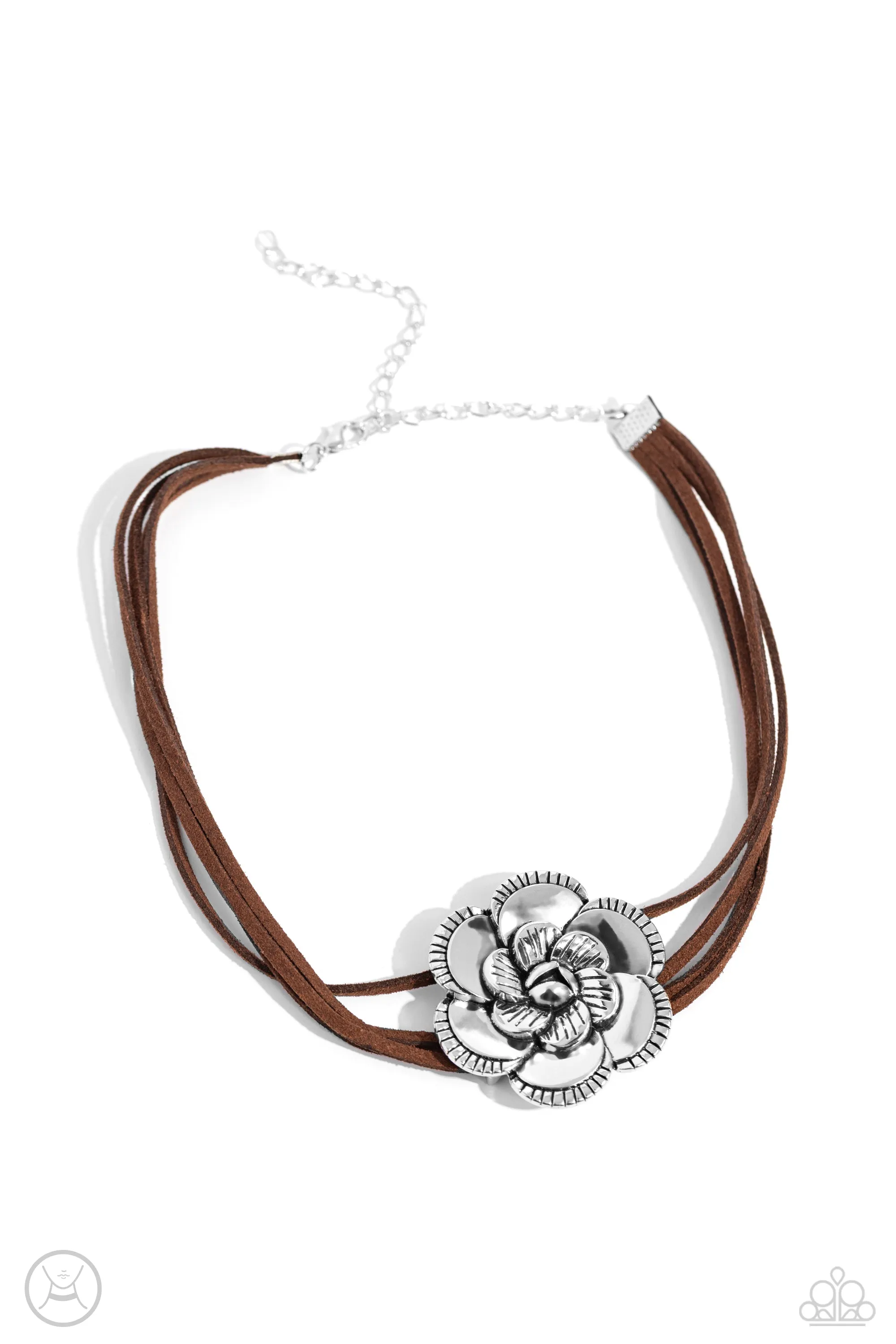 Textured Tapestry - Brown Choker