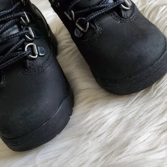 Timberland Black Toddler Waterproof Cushioned Field Boot SZ 9