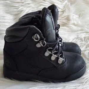Timberland Black Toddler Waterproof Cushioned Field Boot SZ 9