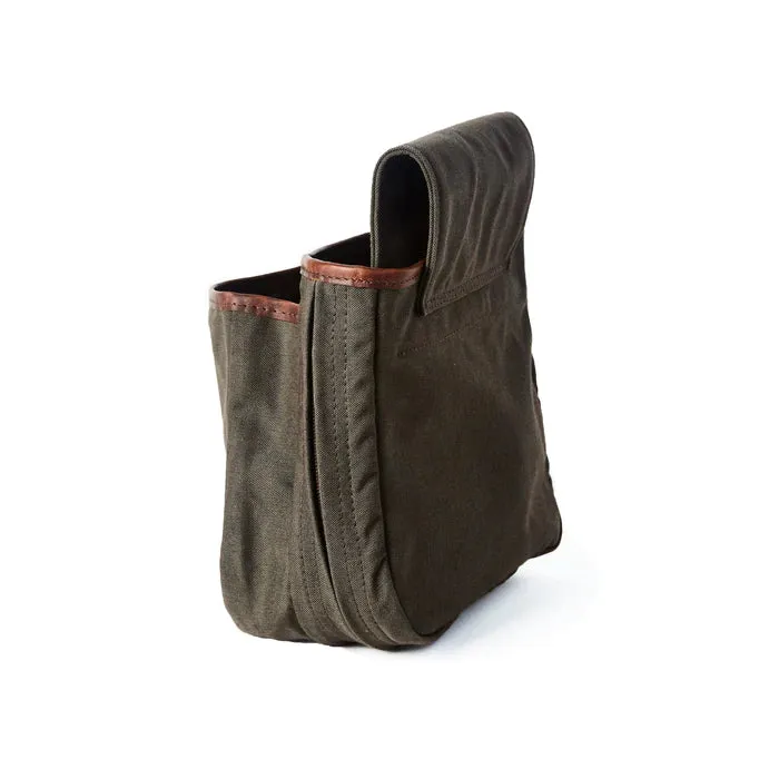 TOM BECKBE CANVAST SHELL BAG - BARK