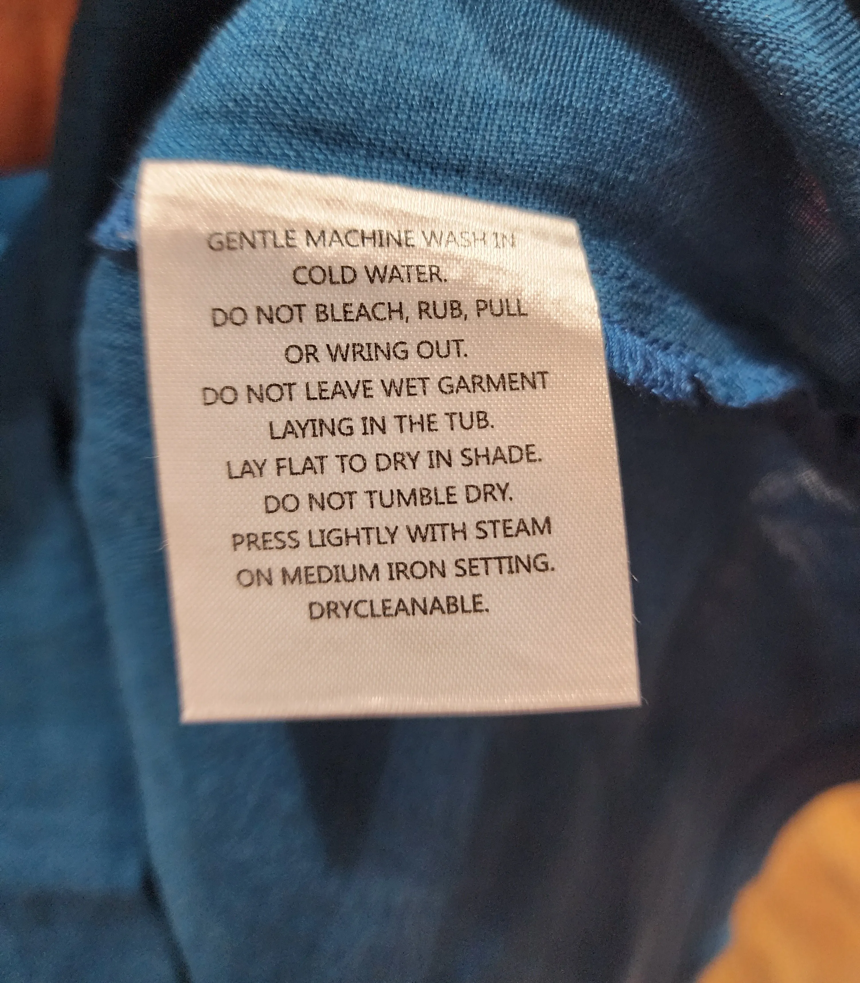 Toorallie blue linen top size 12