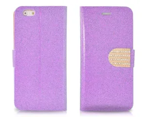 Twinkle Series iPhone 6 and 6S  Flip Leather Case - Purple