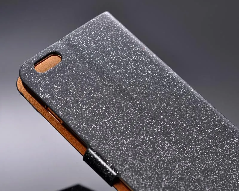 Twinkle Series iPhone 6 Plus Flip Leather Case (5.5 inches) - Black
