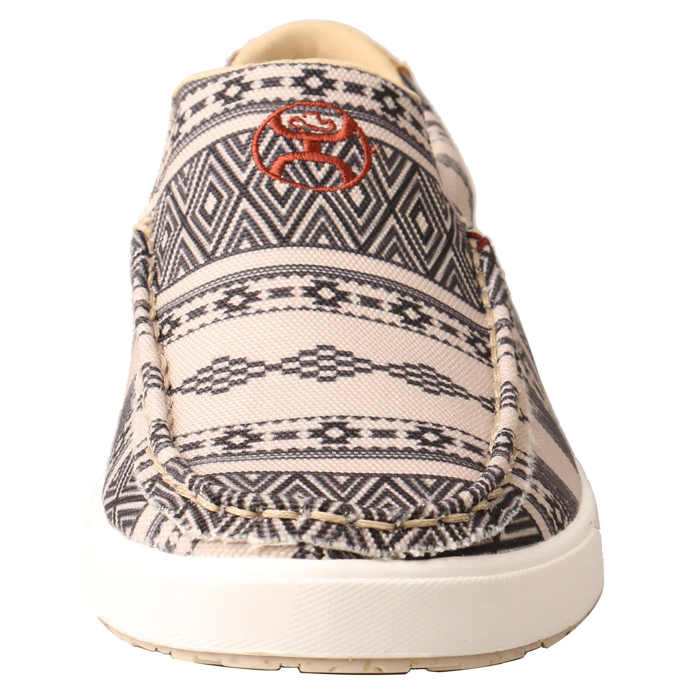 Twisted X Women's Hooey Slip-on Loper-Taupe and Black