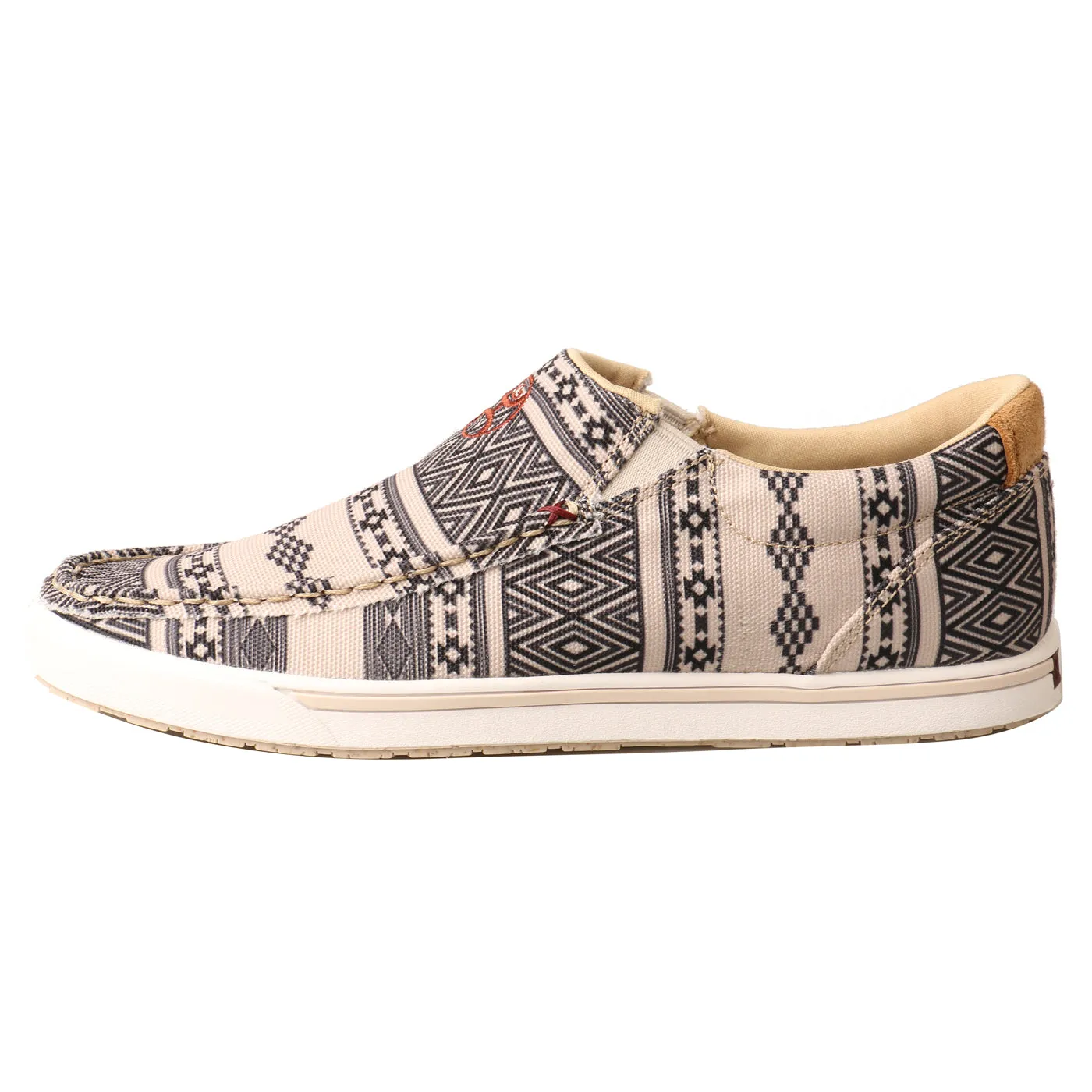 Twisted X Women's Hooey Slip-on Loper-Taupe and Black