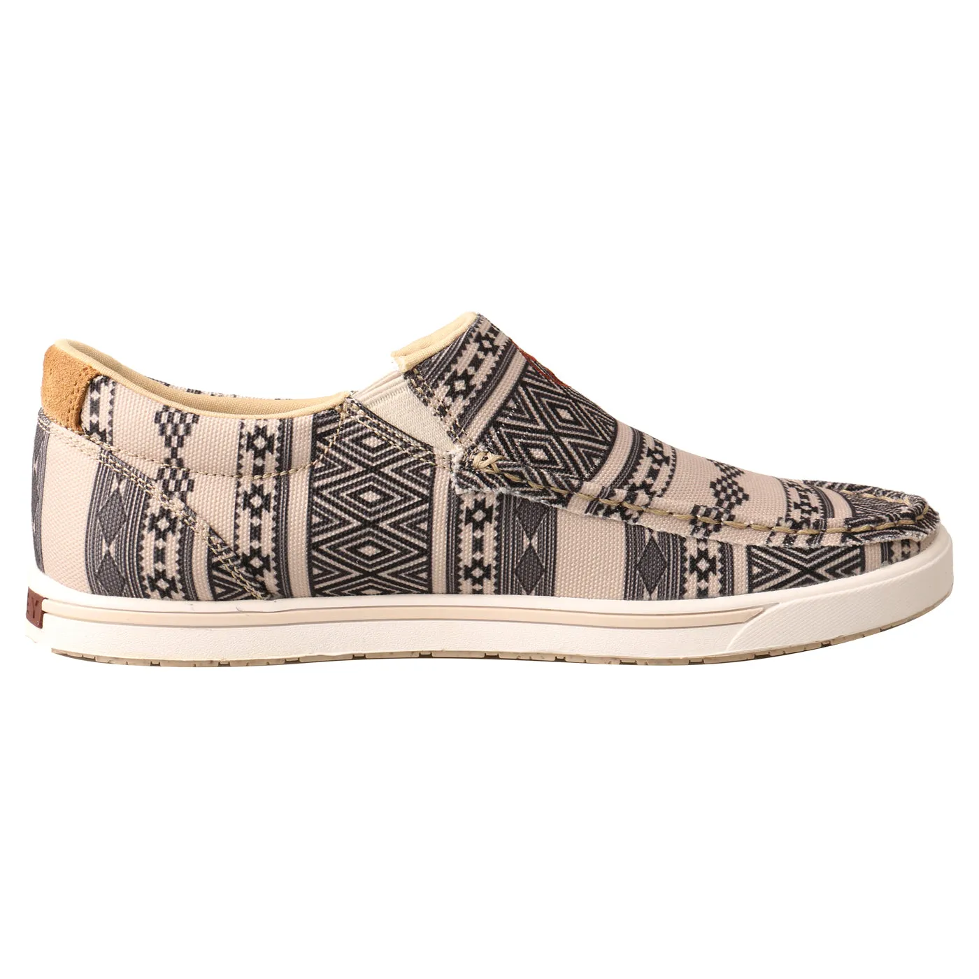 Twisted X Women's Hooey Slip-on Loper-Taupe and Black