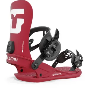 Union Strata Snowboard Binding Burgundy 2025