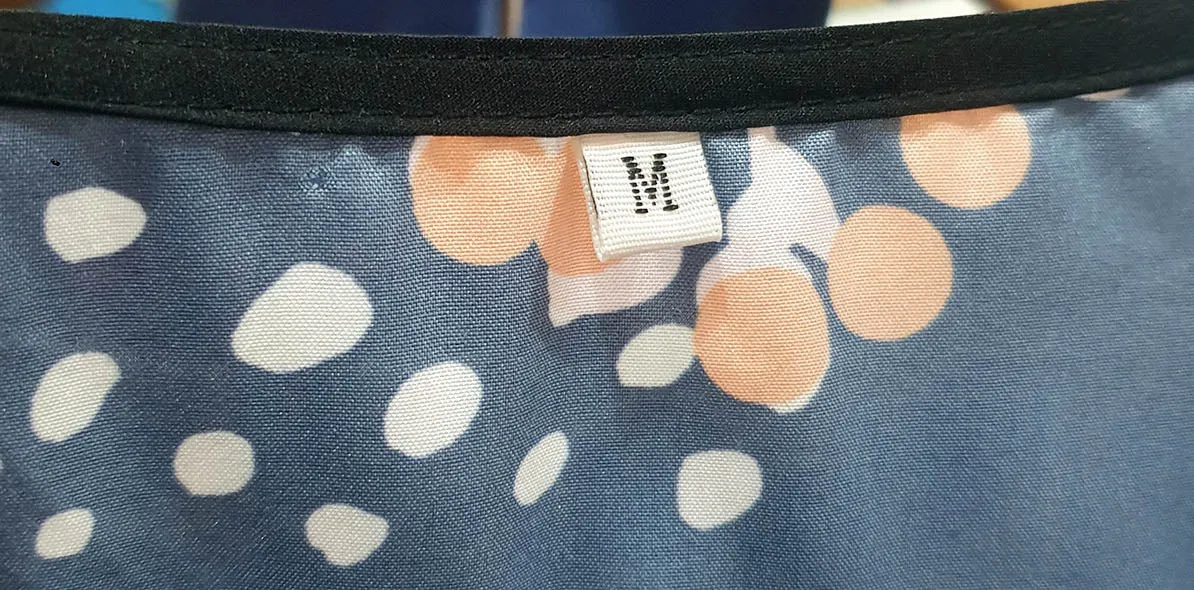 Unique print dress size M