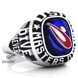 USA Masters Diving 2021 Championship Ring - Design 3.4.E (USA Master Diving)