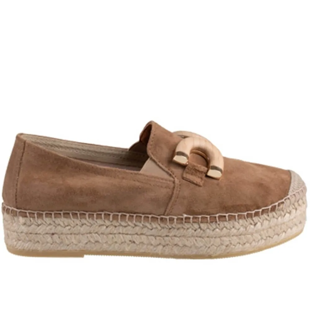 Viguera Jute Platform Espadrilles 2209-WHISKEY