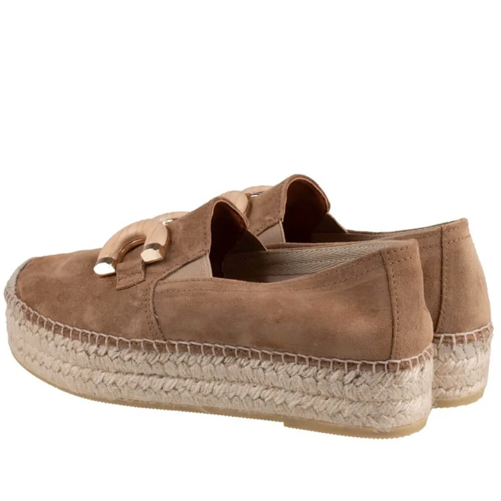 Viguera Jute Platform Espadrilles 2209-WHISKEY