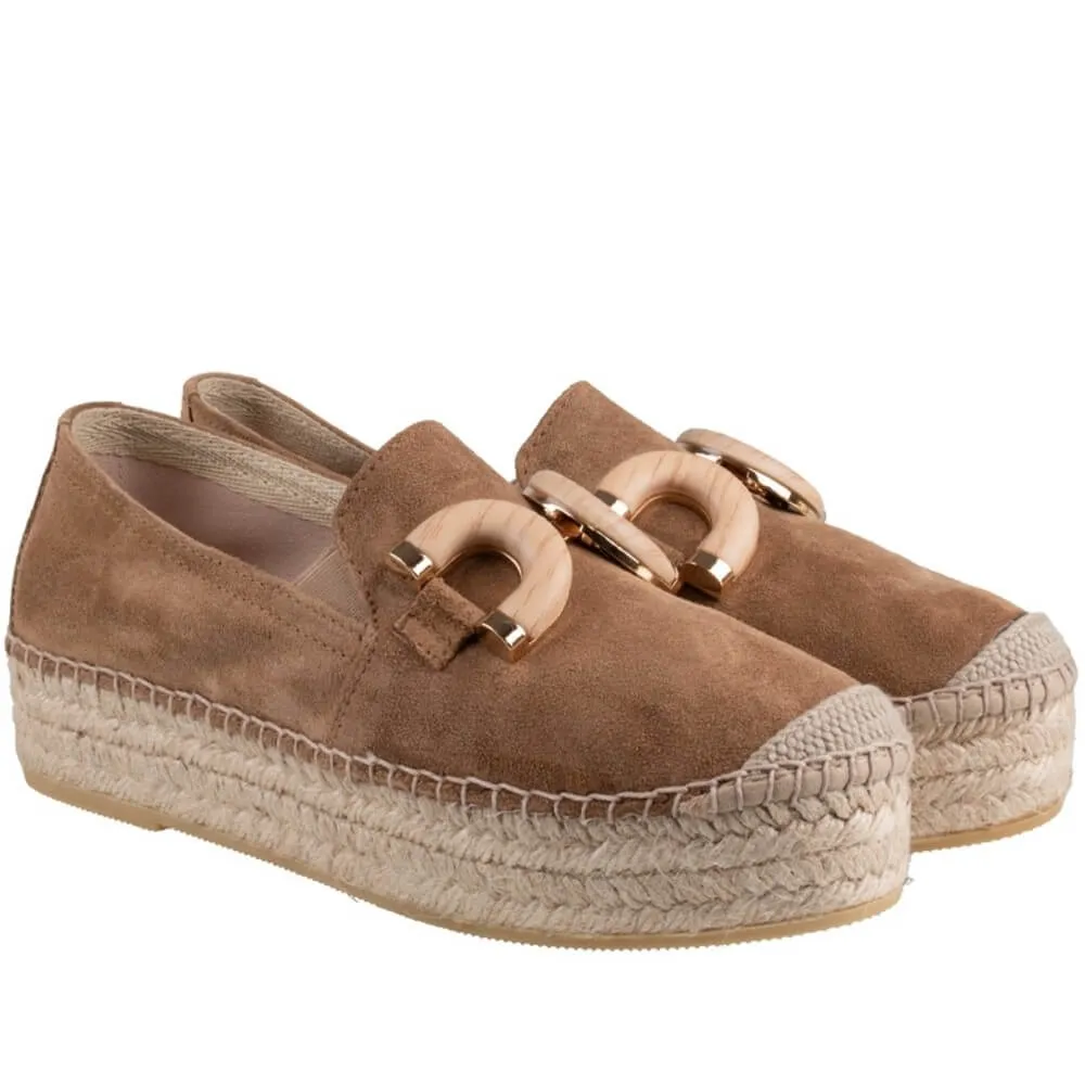 Viguera Jute Platform Espadrilles 2209-WHISKEY
