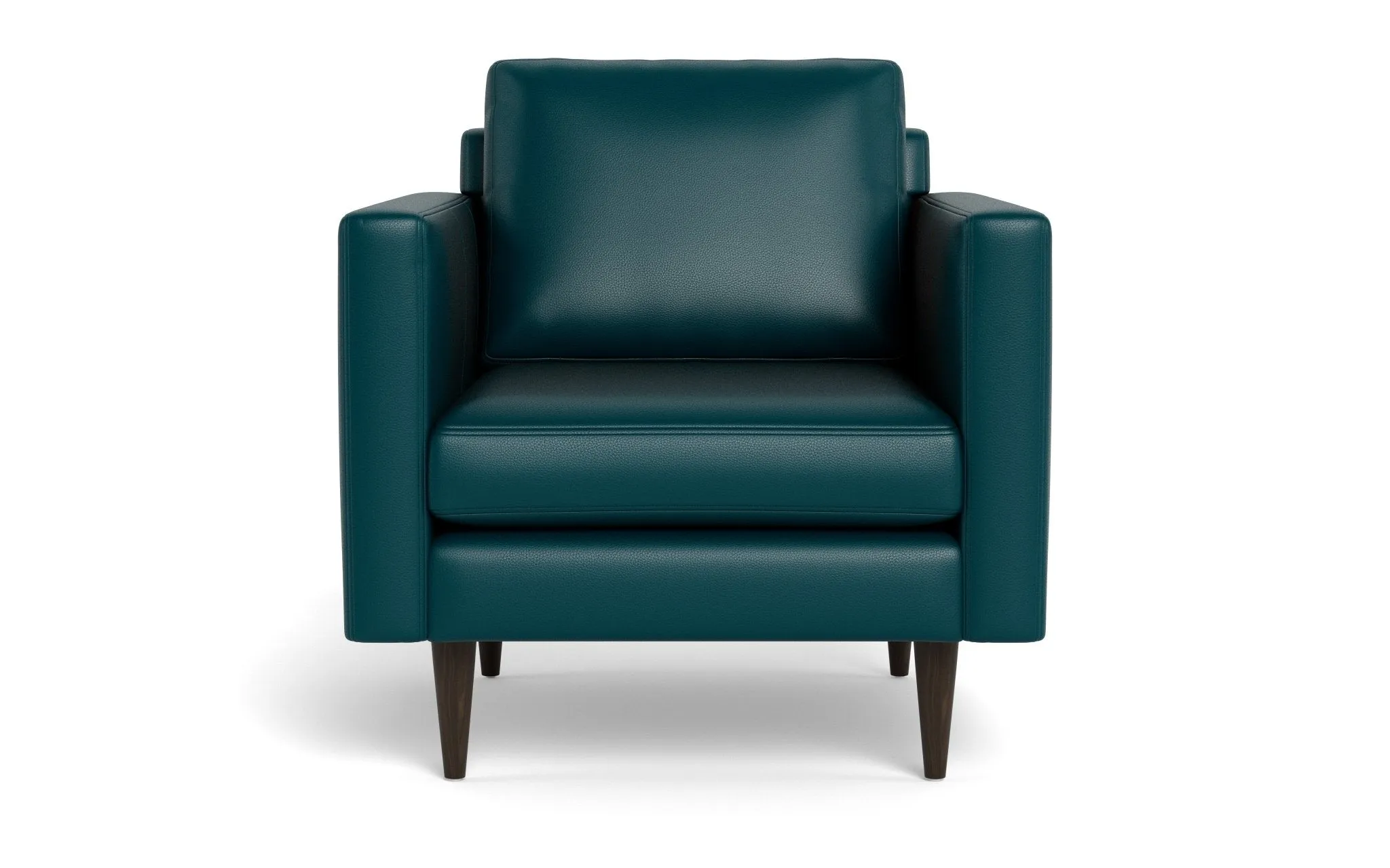 Wallace 34" Leather Untufted Arm Chair