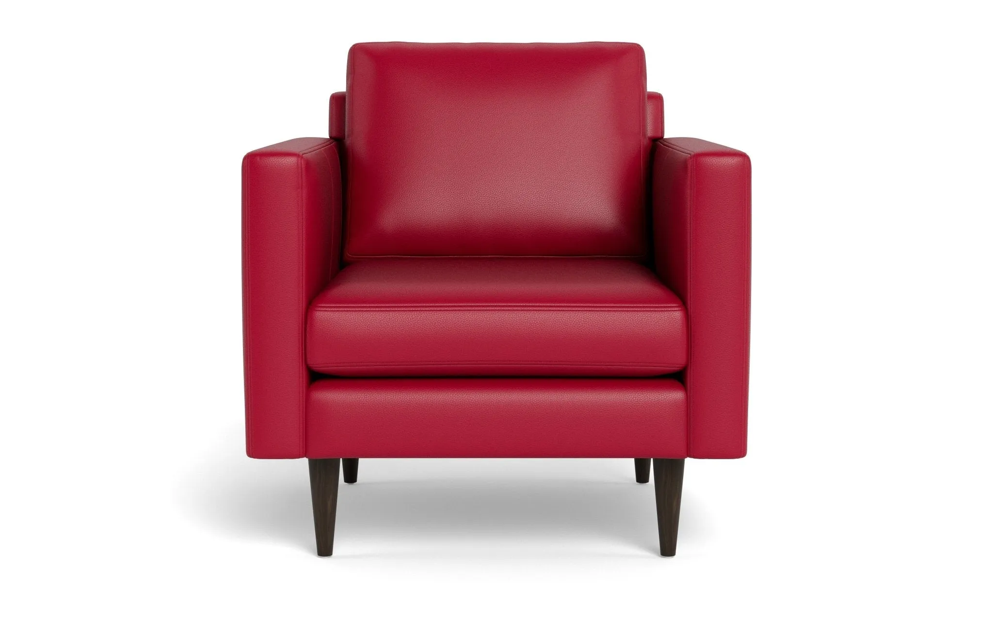 Wallace 34" Leather Untufted Arm Chair