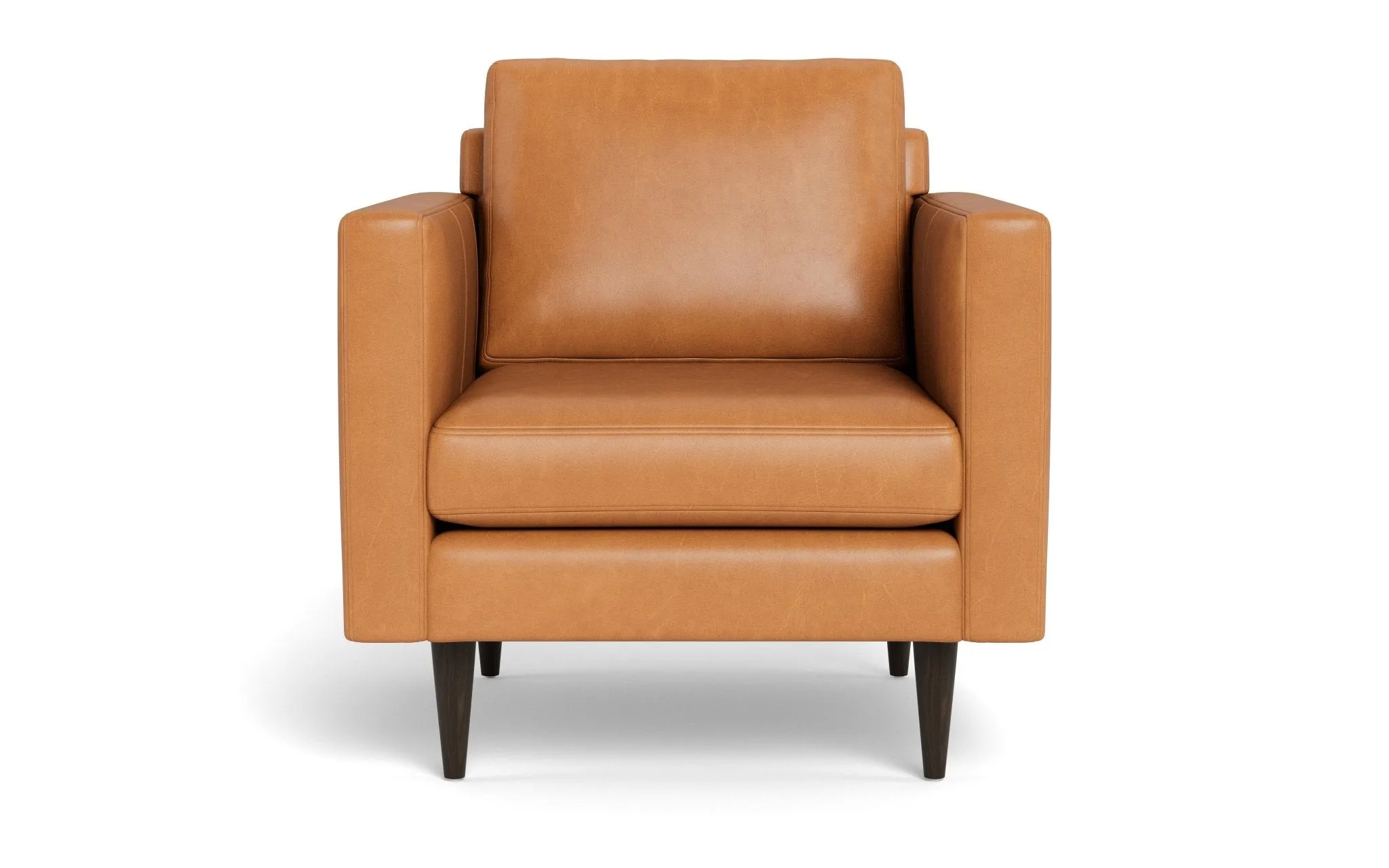 Wallace 34" Leather Untufted Arm Chair