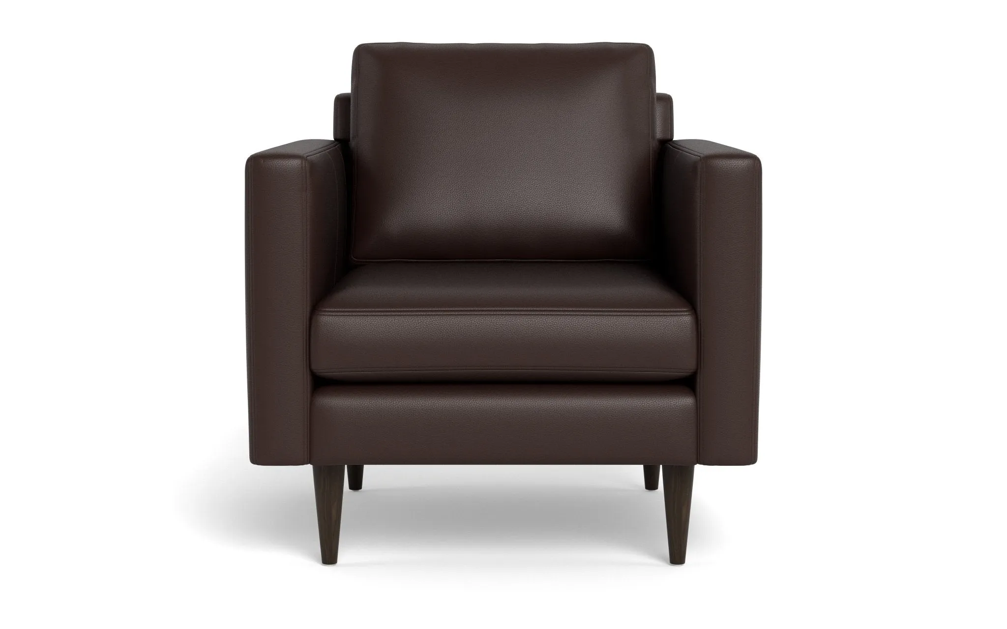 Wallace 34" Leather Untufted Arm Chair