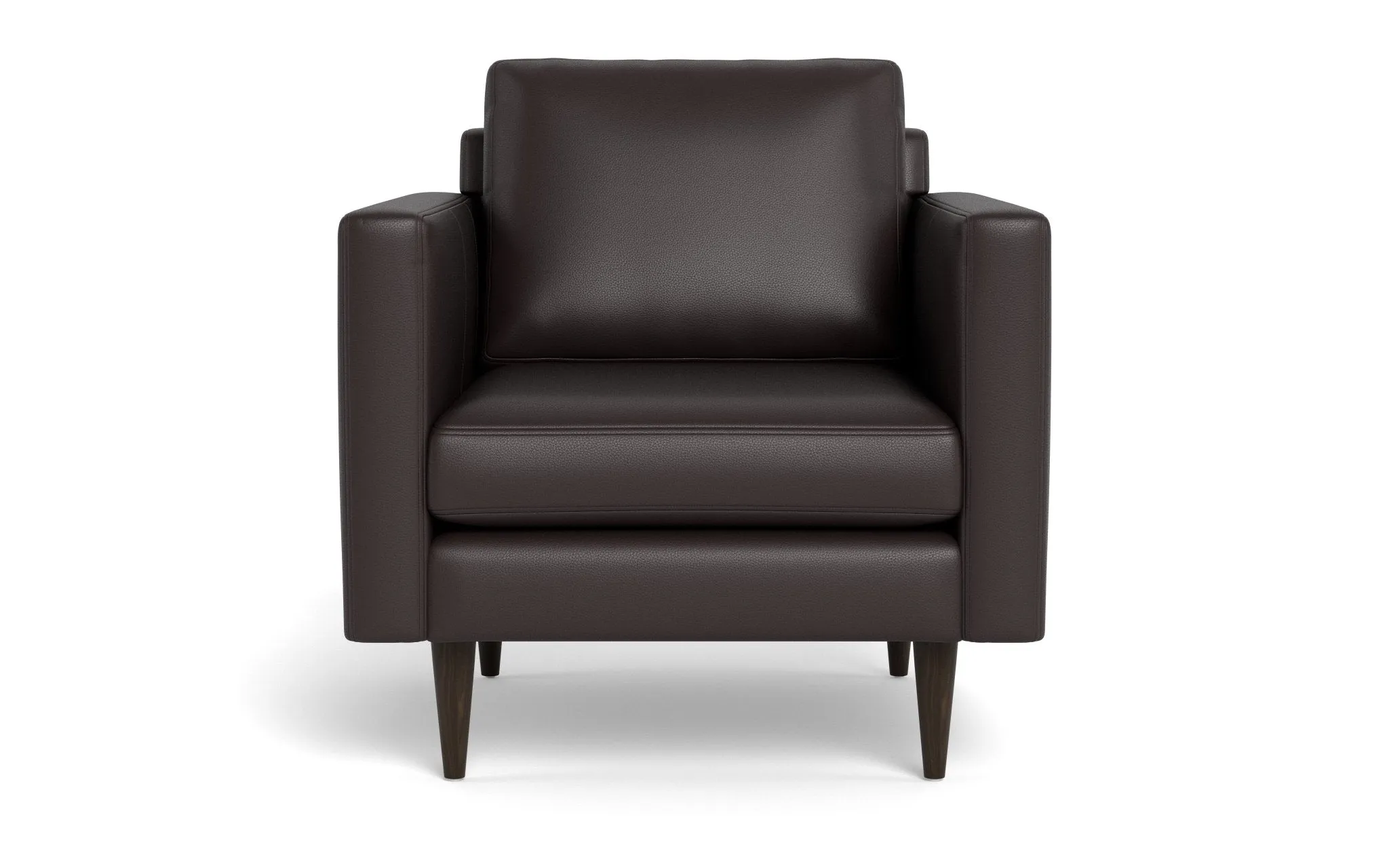 Wallace 34" Leather Untufted Arm Chair